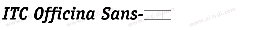 ITC Officina Sans字体转换